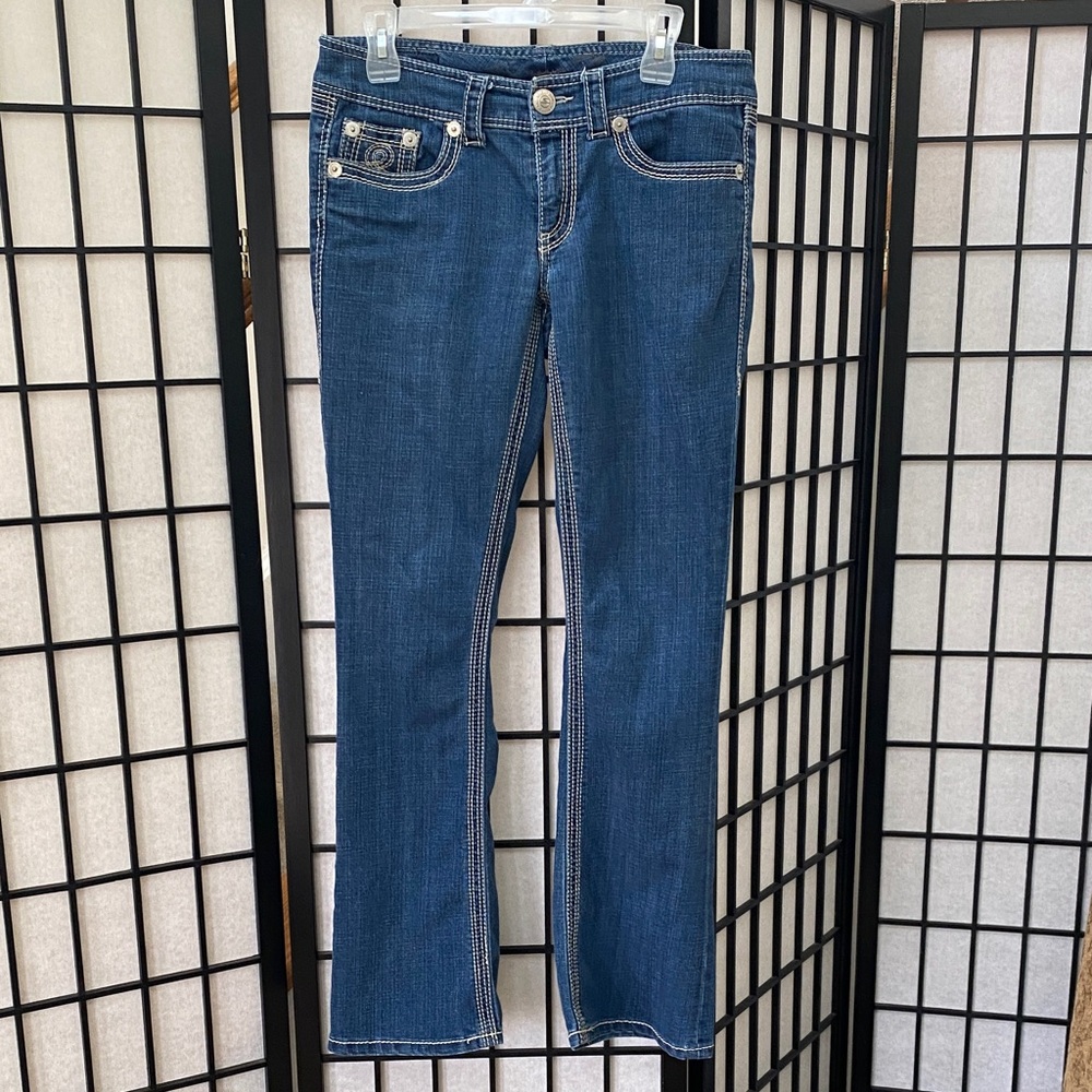 Seven7 Women's Boot Cut Jeans in Classic Blue